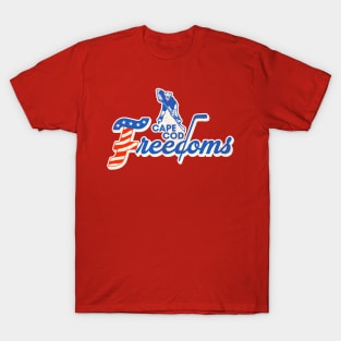 Defunct Cape Cod Freedoms Hockey Team T-Shirt